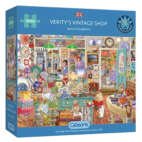 Verity's Vintage Shop jigsaw puzzle front